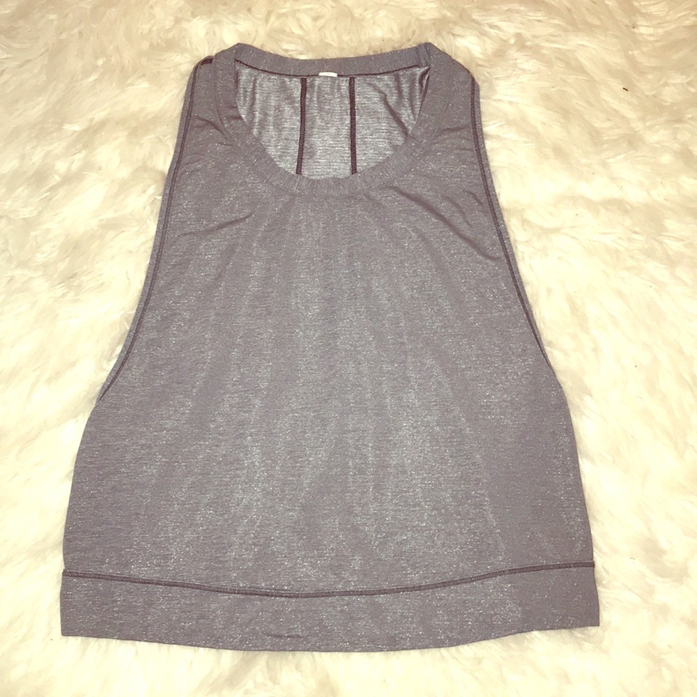 Lululemon Pace Perfect Tank Gray Sz 4! Worn 1x